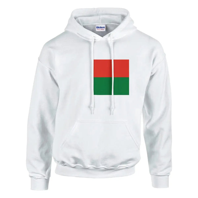 Sweat à capuche Drapeau de Madagascar - Pixelforma 