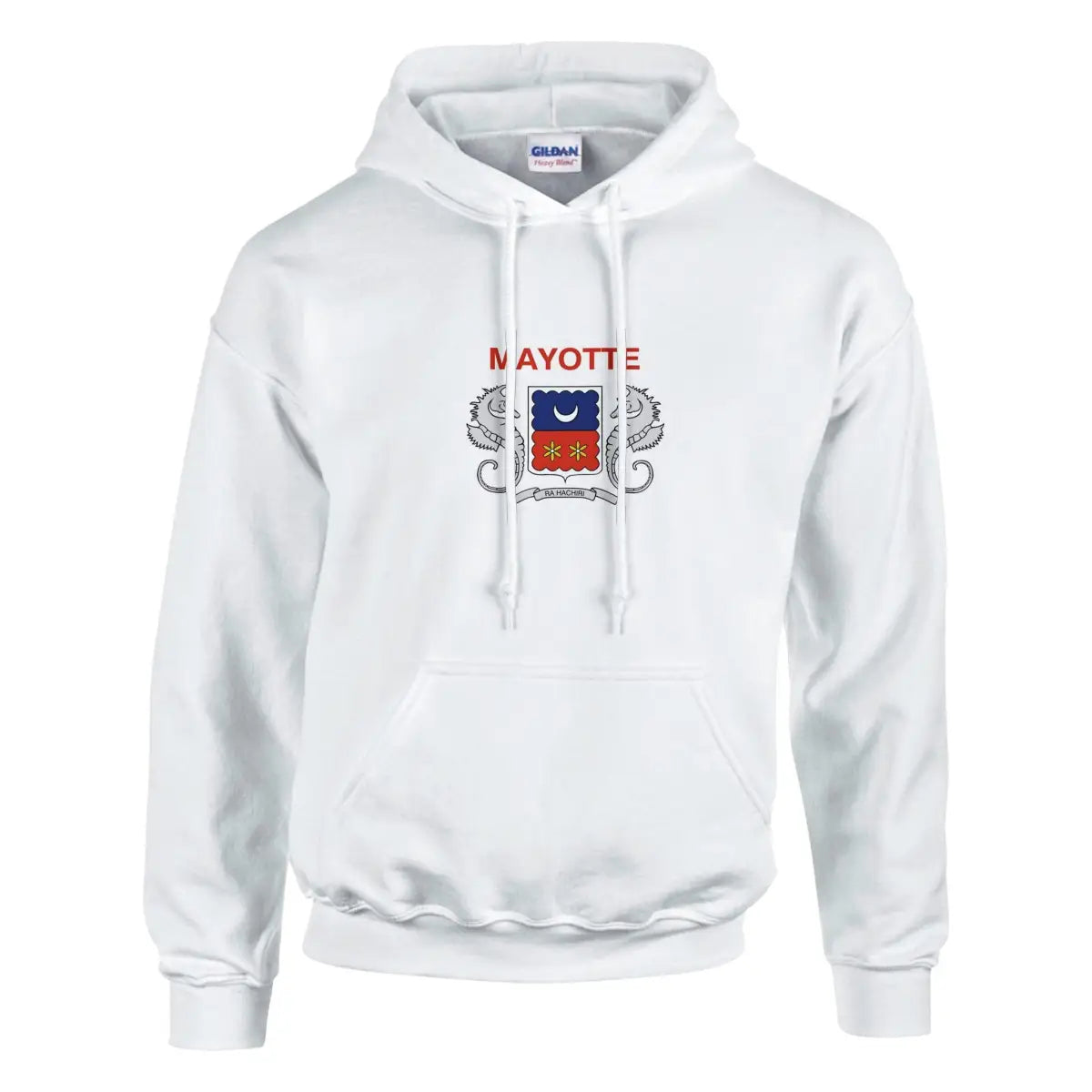 Sweat à capuche Drapeau de Mayotte - Pixelforma 