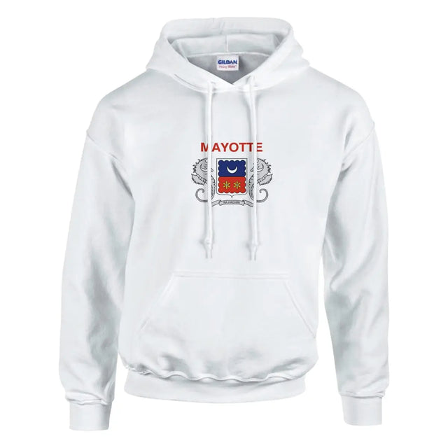 Sweat à capuche Drapeau de Mayotte - Pixelforma 