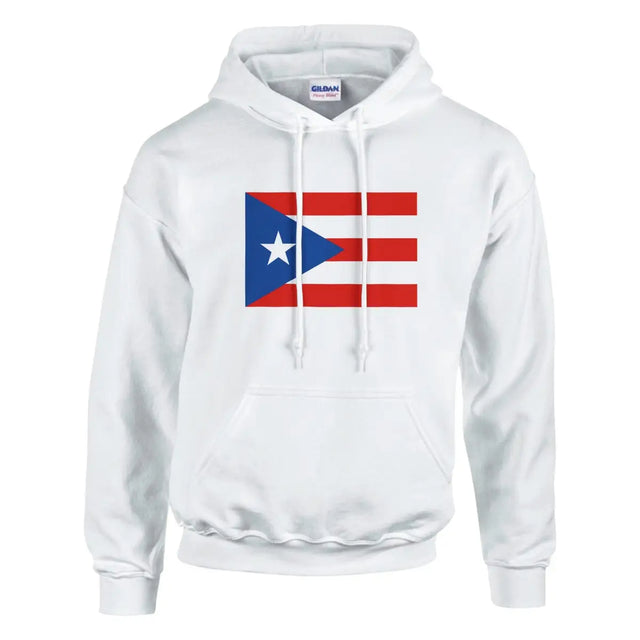 Sweat à capuche Drapeau de Porto Rico - Pixelforma 