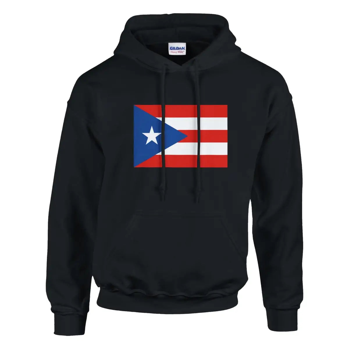 Sweat à capuche Drapeau de Porto Rico - Pixelforma 