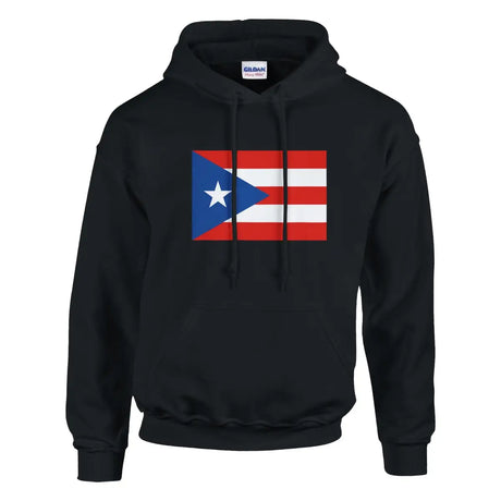 Sweat à capuche Drapeau de Porto Rico - Pixelforma 