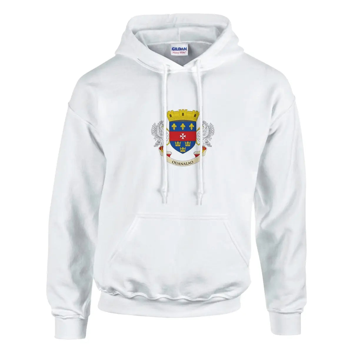 Sweat à capuche Drapeau de Saint-Barthélemy - Pixelforma 