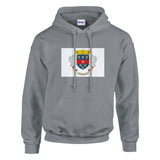 Sweat à capuche Drapeau de Saint-Barthélemy - Pixelforma 