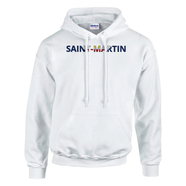 Sweat drapeau de saint-martin en écriture - pixelforma