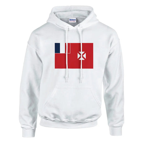 Sweat à capuche drapeau de wallis-et-futuna - pixelformaflag