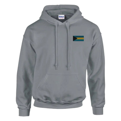 Sweat à capuche Drapeau des Bahamas en broderie - Pixelforma 