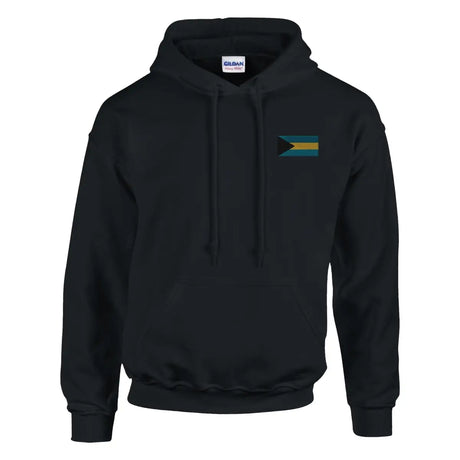 Sweat à capuche Drapeau des Bahamas en broderie - Pixelforma 