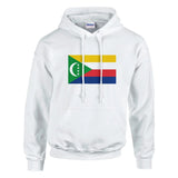 Sweat à capuche Drapeau des Comores - Pixelforma 