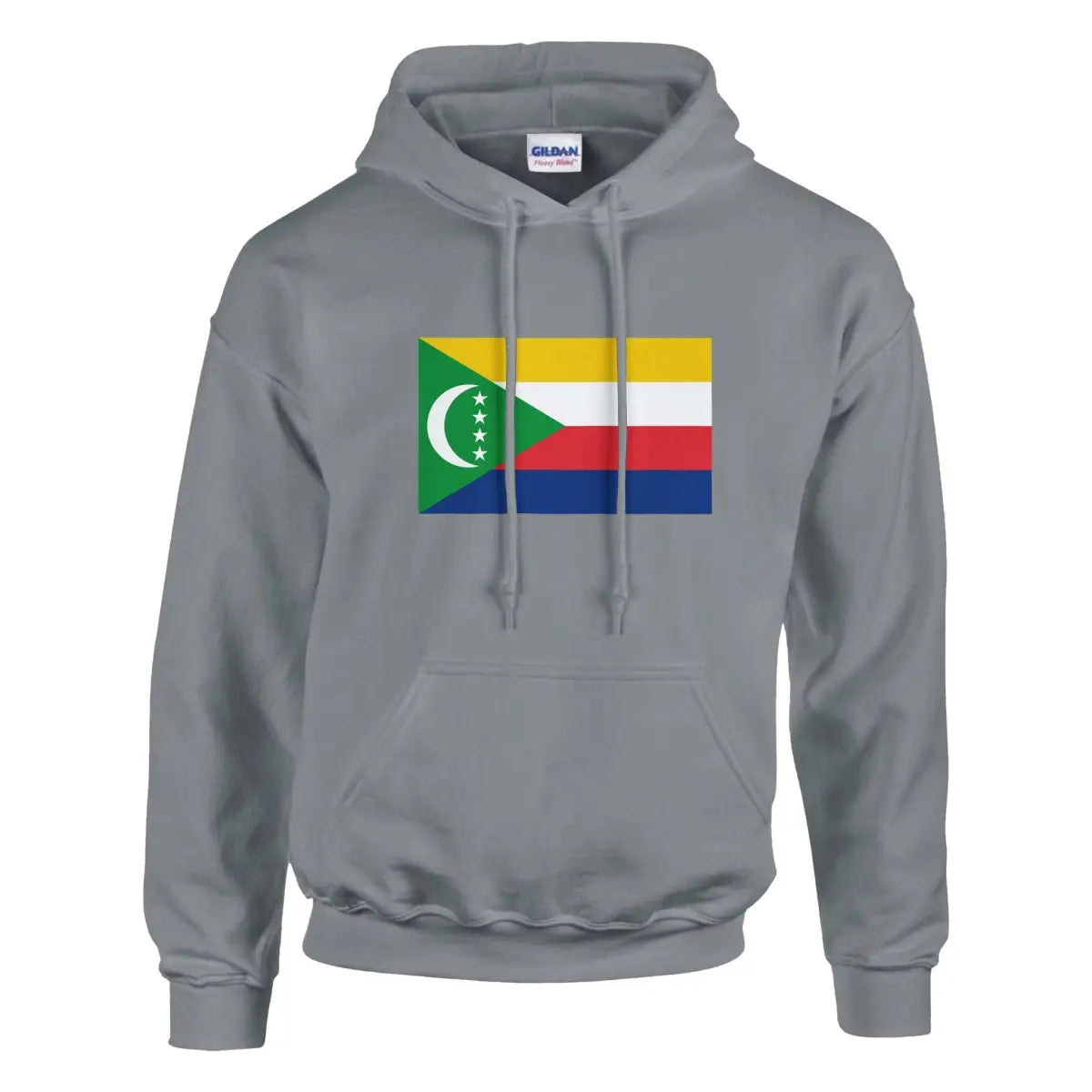 Sweat à capuche Drapeau des Comores - Pixelforma 