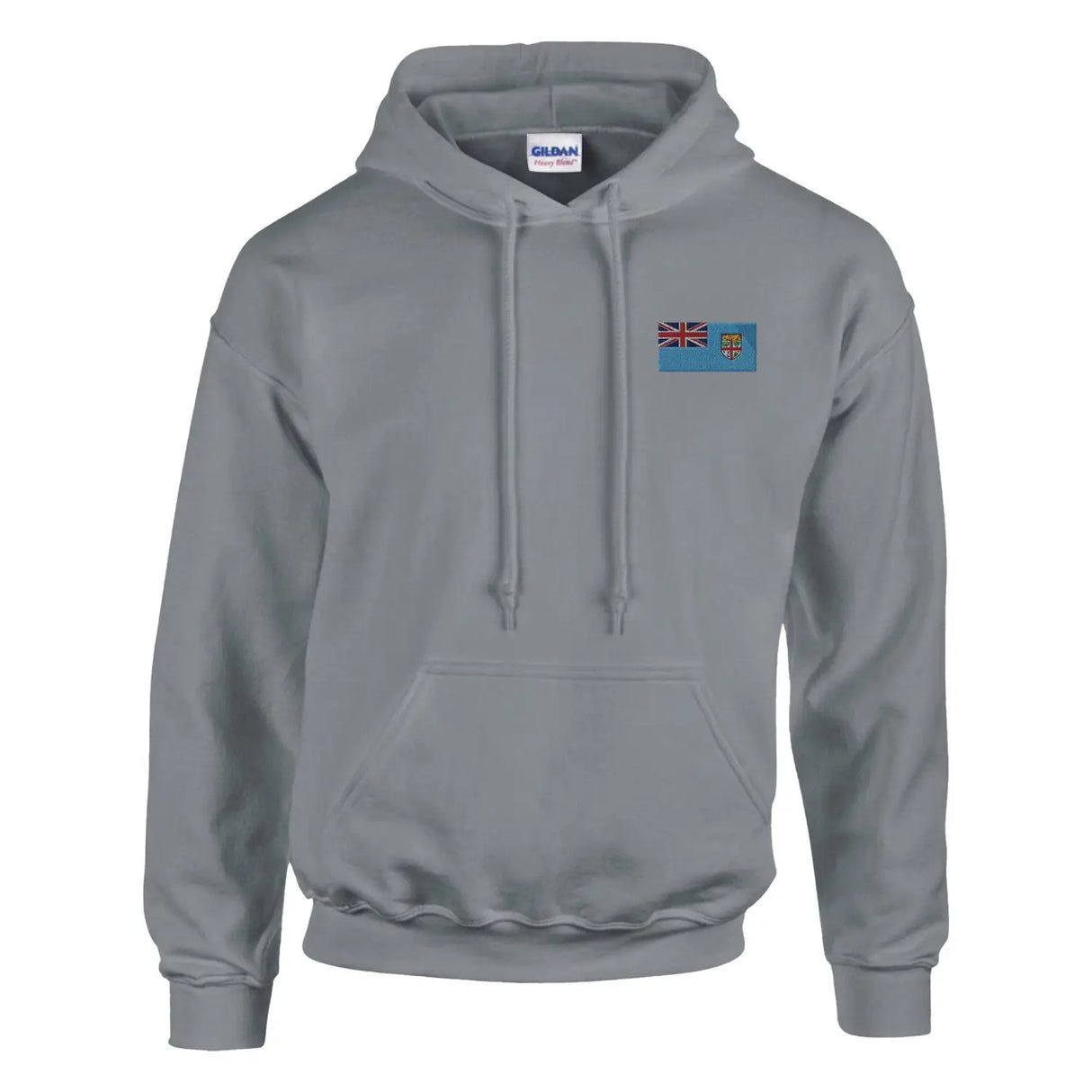 Sweat à capuche drapeau des fidji en broderie - pixelformaflag
