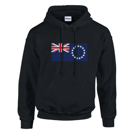 Sweat à capuche Drapeau des îles Cook - Pixelforma 