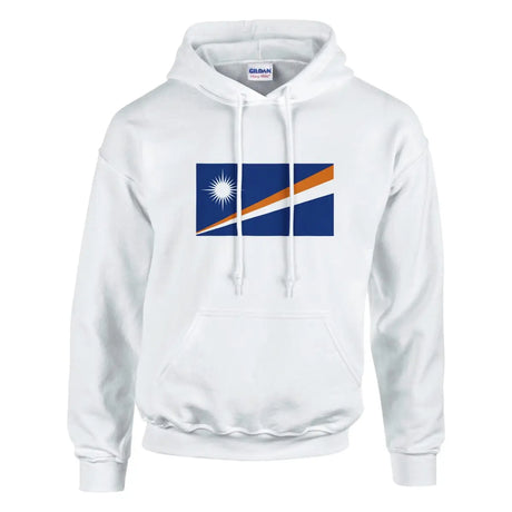 Sweat à capuche Drapeau des Îles Marshall - Pixelforma 