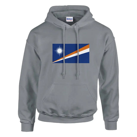 Sweat à capuche Drapeau des Îles Marshall - Pixelforma 