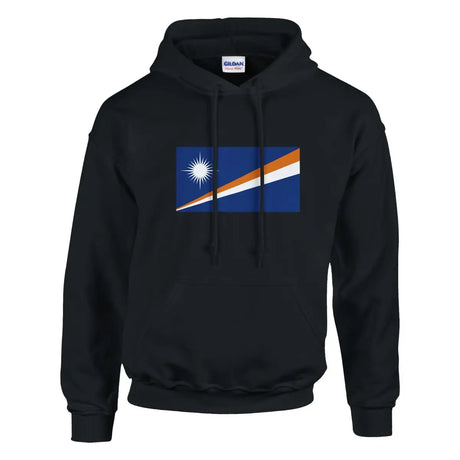 Sweat à capuche Drapeau des Îles Marshall - Pixelforma 