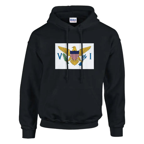 Sweat à capuche Drapeau des Îles Vierges des États-Unis - Pixelforma 