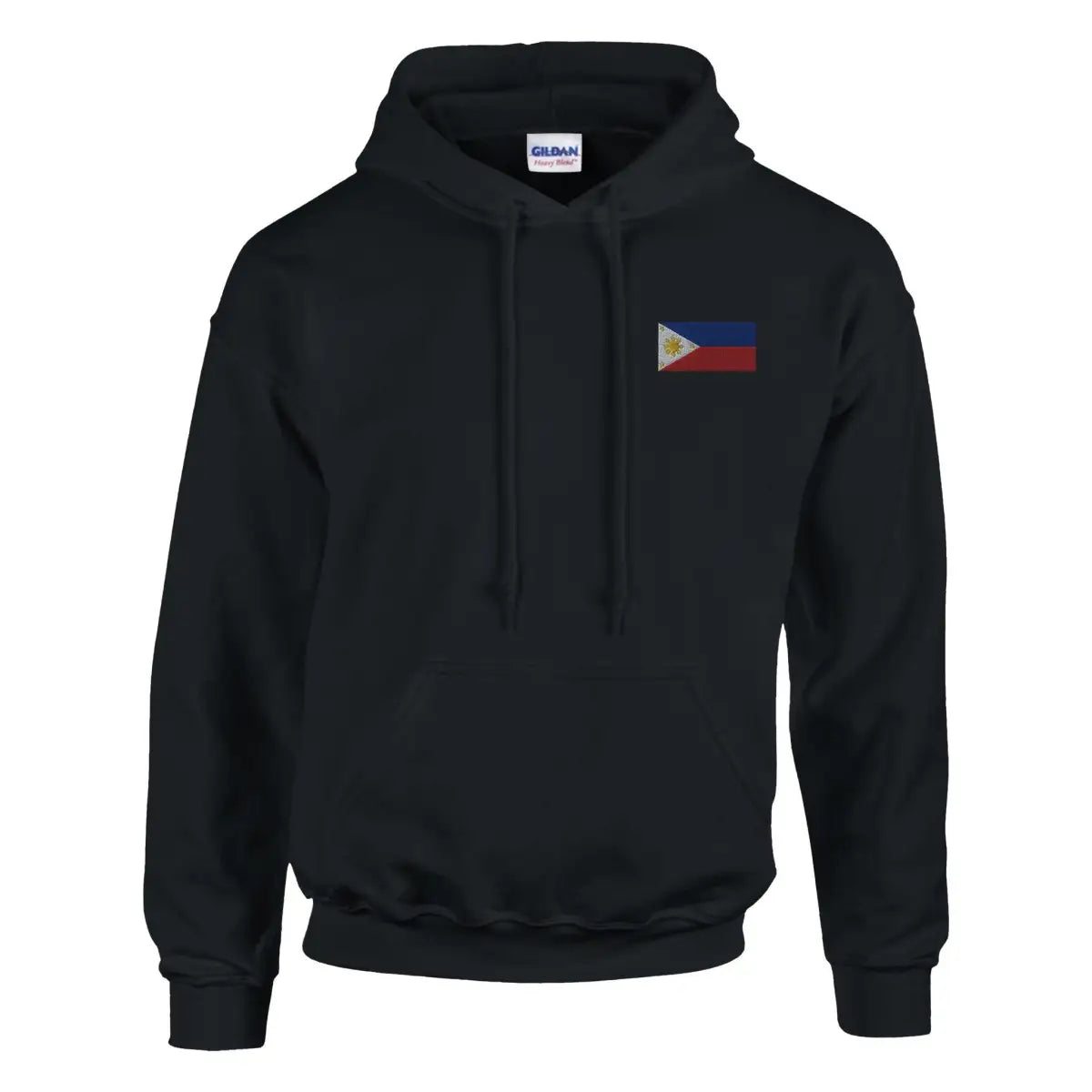 Sweat à capuche Drapeau des Philippines en broderie - Pixelforma 