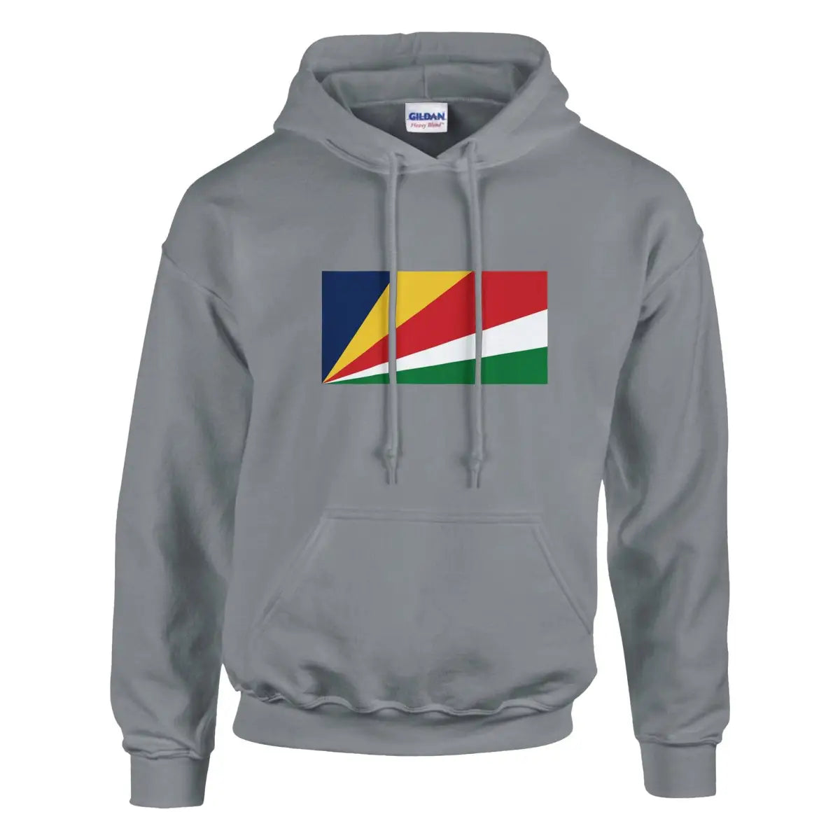 Sweat à capuche Drapeau des Seychelles - Pixelforma 