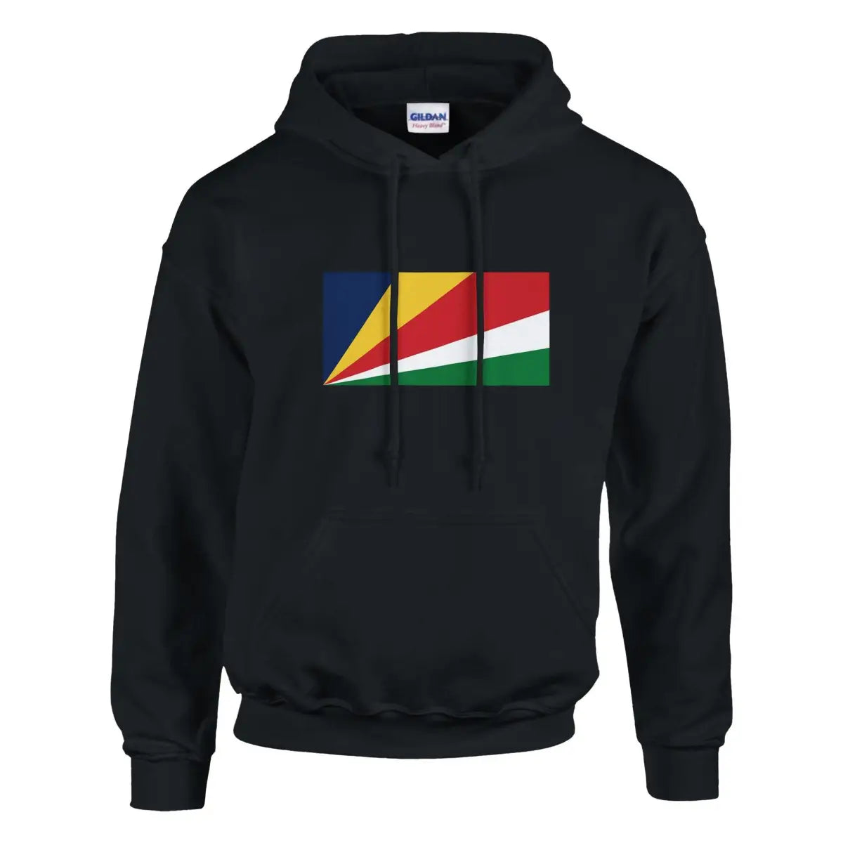 Sweat à capuche Drapeau des Seychelles - Pixelforma 