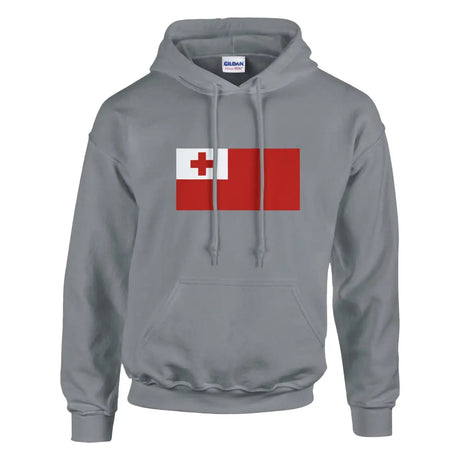 Sweat à capuche Drapeau des Tonga - Pixelforma 