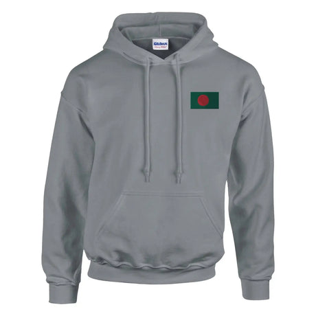 Sweat à capuche drapeau du bangladesh en broderie - pixelformaflag