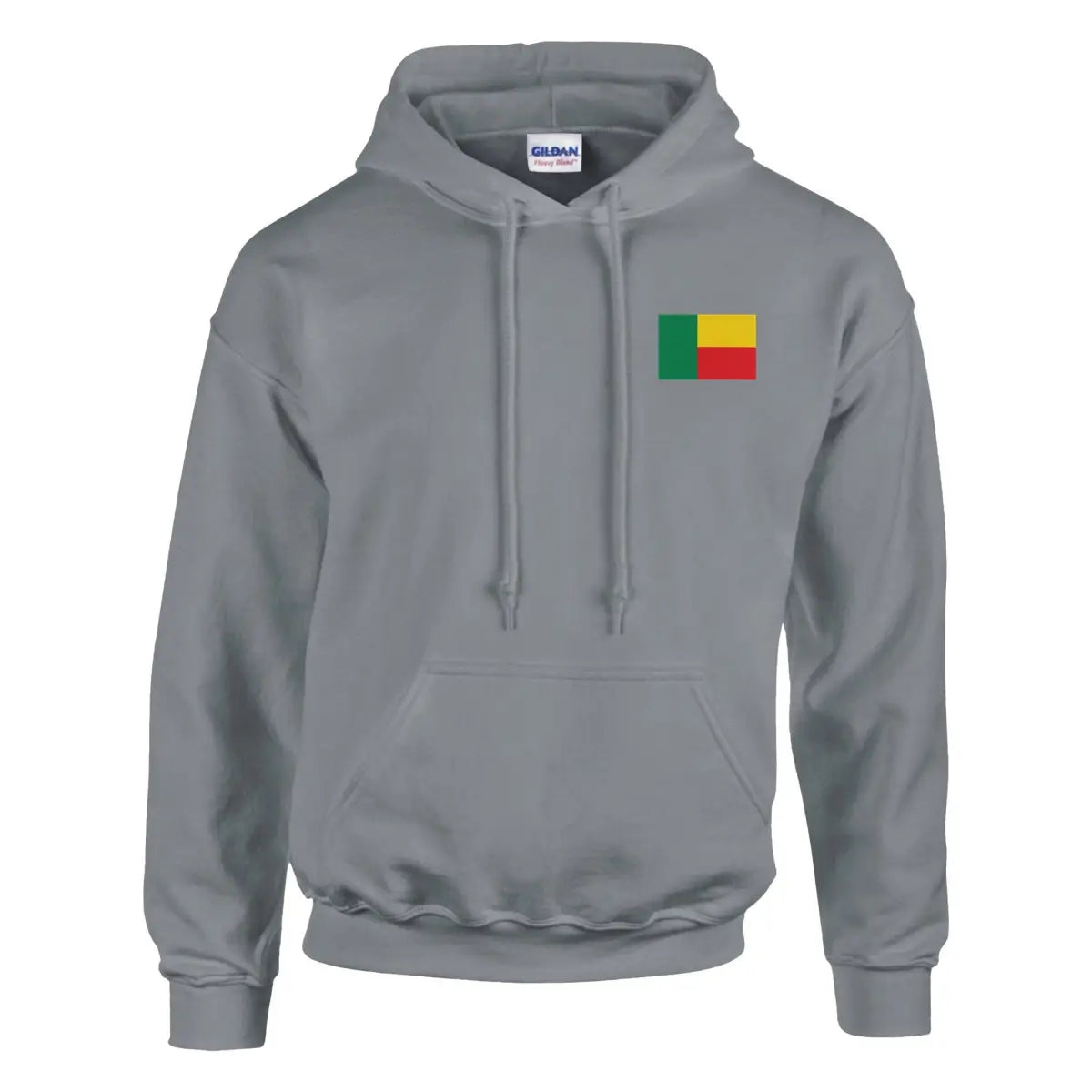 Sweat à capuche Drapeau du Bénin en broderie - Pixelforma 