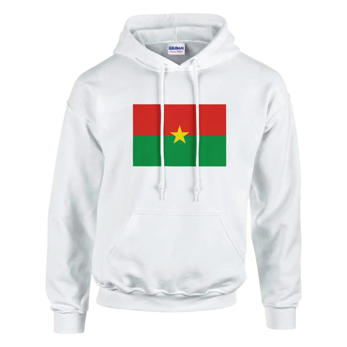 Sweat à capuche Drapeau du Burkina Faso - Pixelforma 