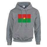 Sweat à capuche Drapeau du Burkina Faso - Pixelforma 