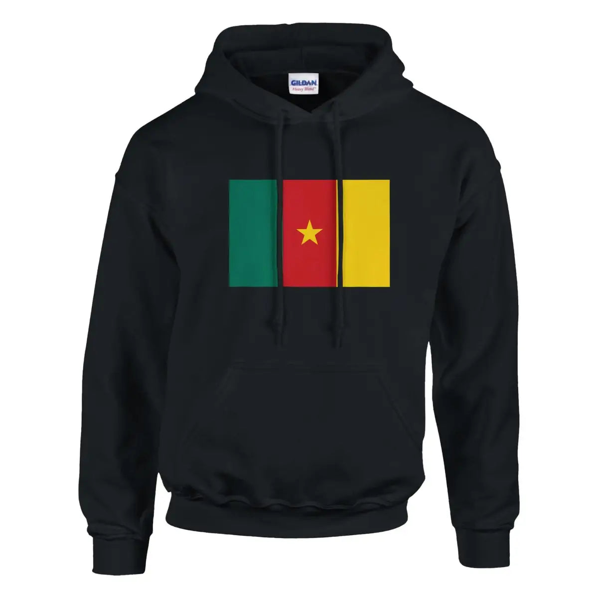 Sweat à capuche Drapeau du Cameroun - Pixelforma 