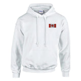 Sweat à capuche drapeau du canada en broderie - pixelformaflag