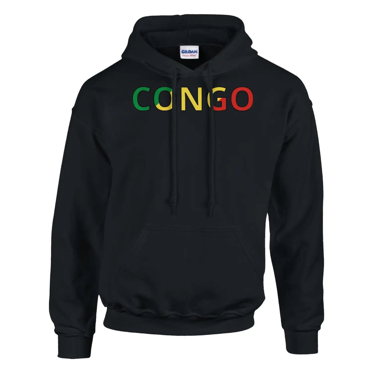 Sweat drapeau du congo en écriture - pixelforma