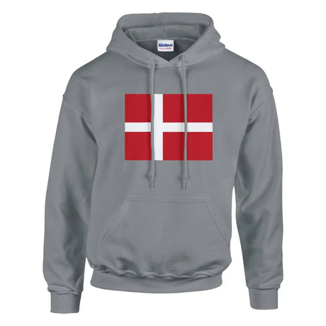 Sweat à capuche Drapeau du Danemark - Pixelforma 