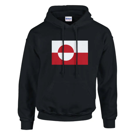 Sweat à capuche drapeau du groenland - pixelformaflag