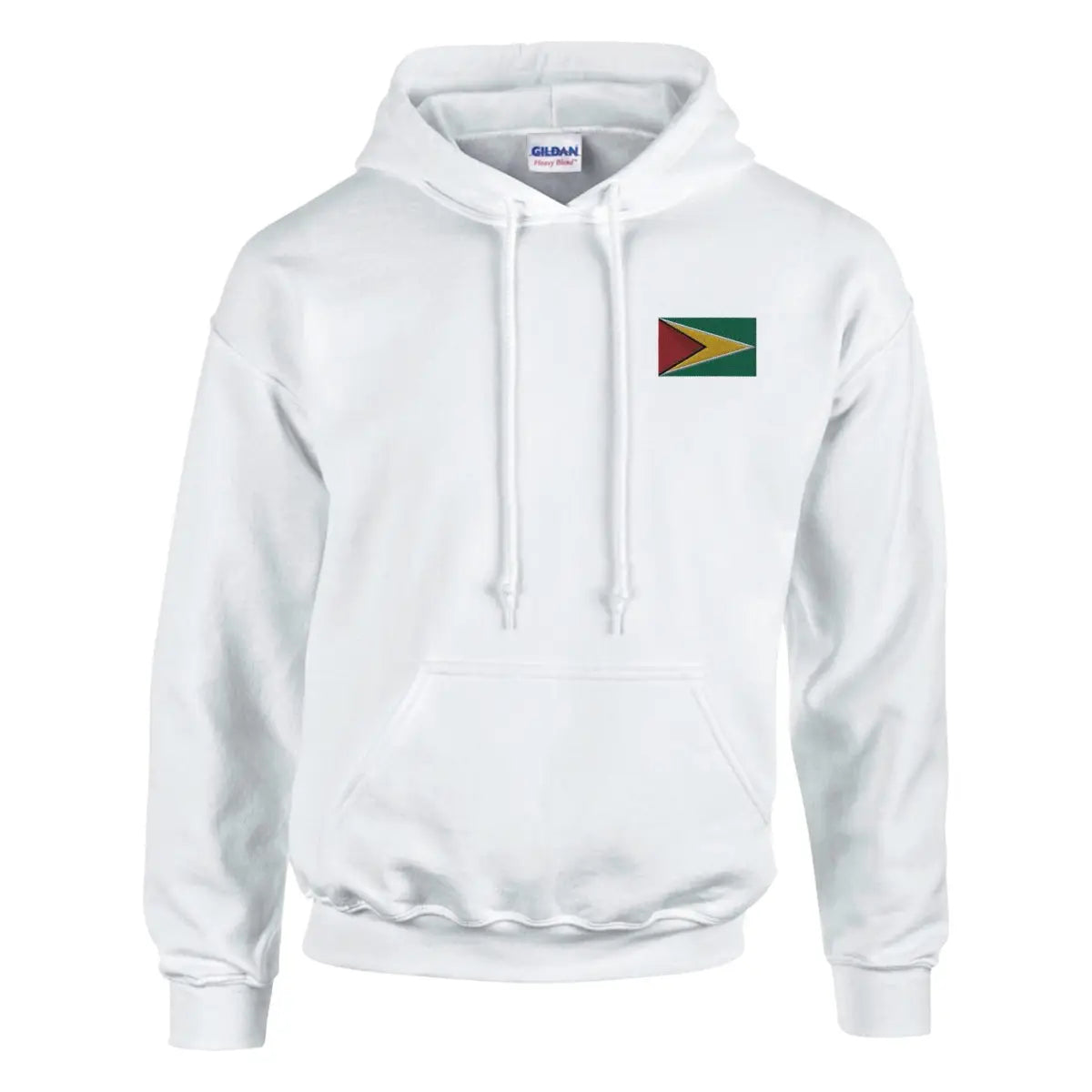 Sweat à capuche Drapeau du Guyana en broderie - Pixelforma 