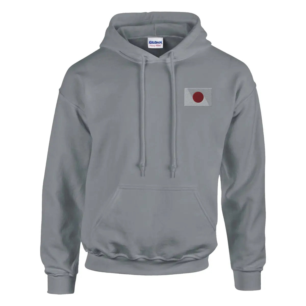 Sweat à capuche drapeau du japon en broderie - pixelformaflag