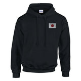 Sweat à capuche drapeau du japon en broderie - pixelformaflag