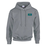 Sweat à capuche drapeau du kazakhstan en broderie - pixelformaflag