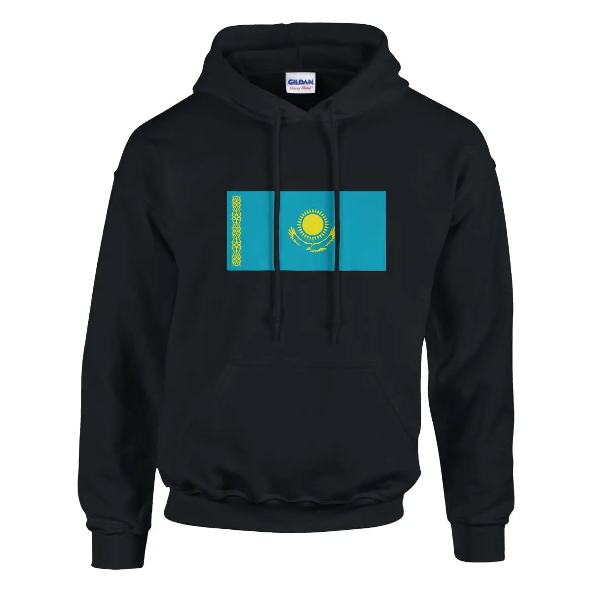 Sweat à capuche Drapeau du Kazakhstan - Pixelforma 