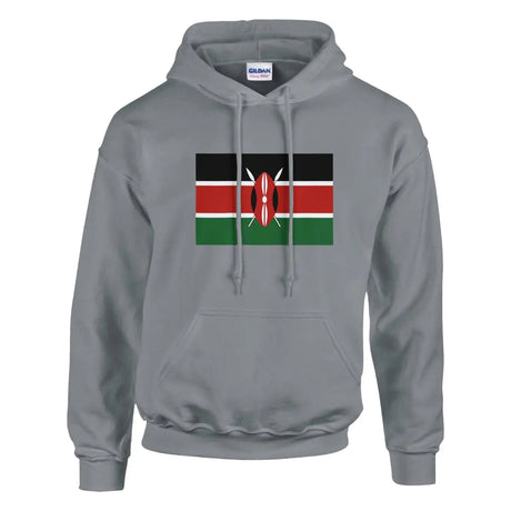 Sweat à capuche Drapeau du Kenya - Pixelforma 