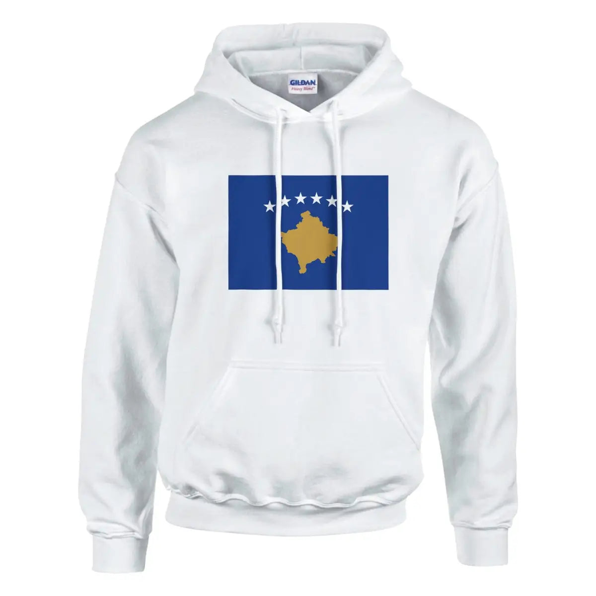 Sweat à capuche Drapeau du Kosovo - Pixelforma 