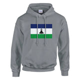 Sweat à capuche Drapeau du Lesotho - Pixelforma 