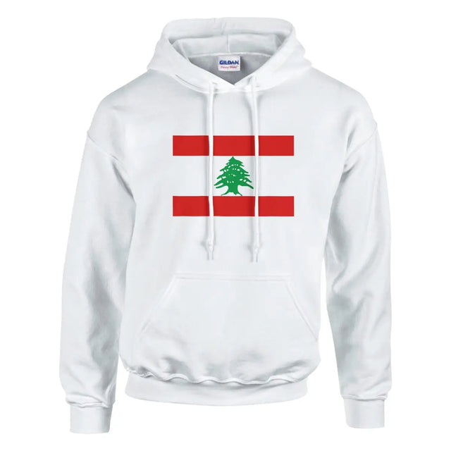 Sweat à capuche Drapeau du Liban - Pixelforma 