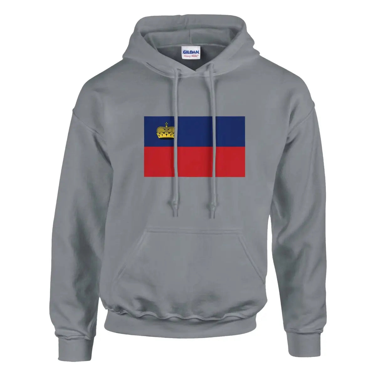 Sweat à capuche Drapeau du Liechtenstein - Pixelforma 