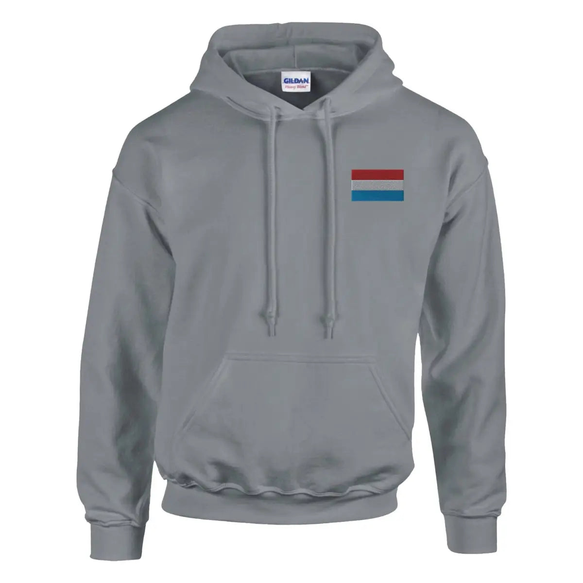 Sweat à capuche Drapeau du Luxembourg en broderie - Pixelforma 