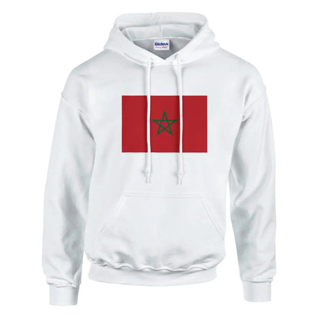 Sweat à capuche Drapeau du Maroc - Pixelforma 