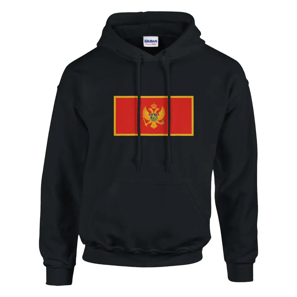 Sweat à capuche Drapeau du Monténégro - Pixelforma 