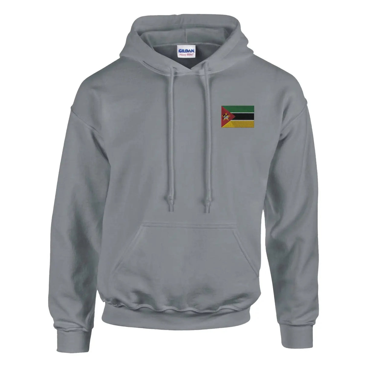 Sweat à capuche drapeau du mozambique en broderie - pixelformaflag