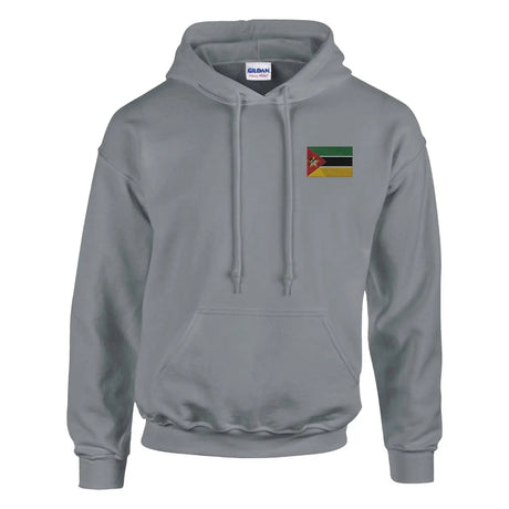 Sweat à capuche drapeau du mozambique en broderie - pixelformaflag