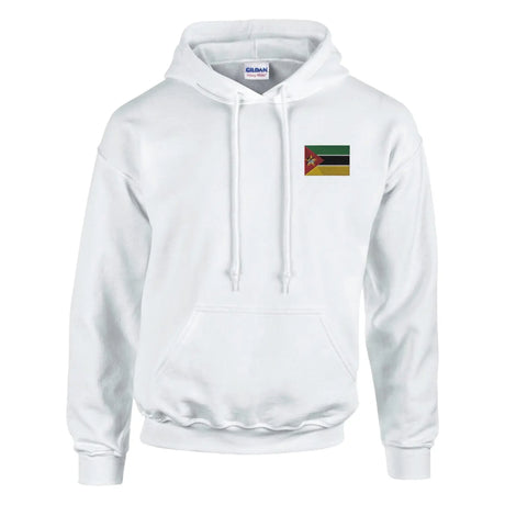 Sweat à capuche drapeau du mozambique en broderie - pixelformaflag