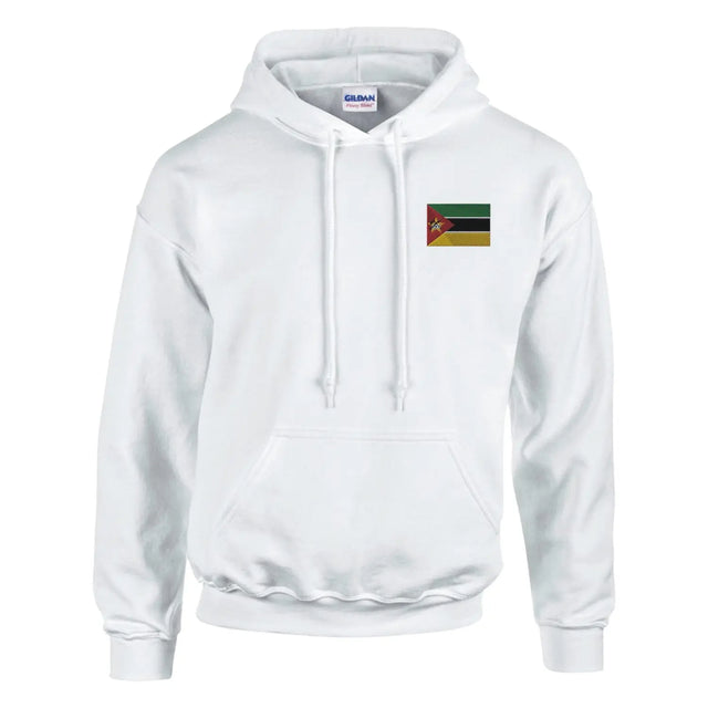 Sweat à capuche drapeau du mozambique en broderie - pixelformaflag